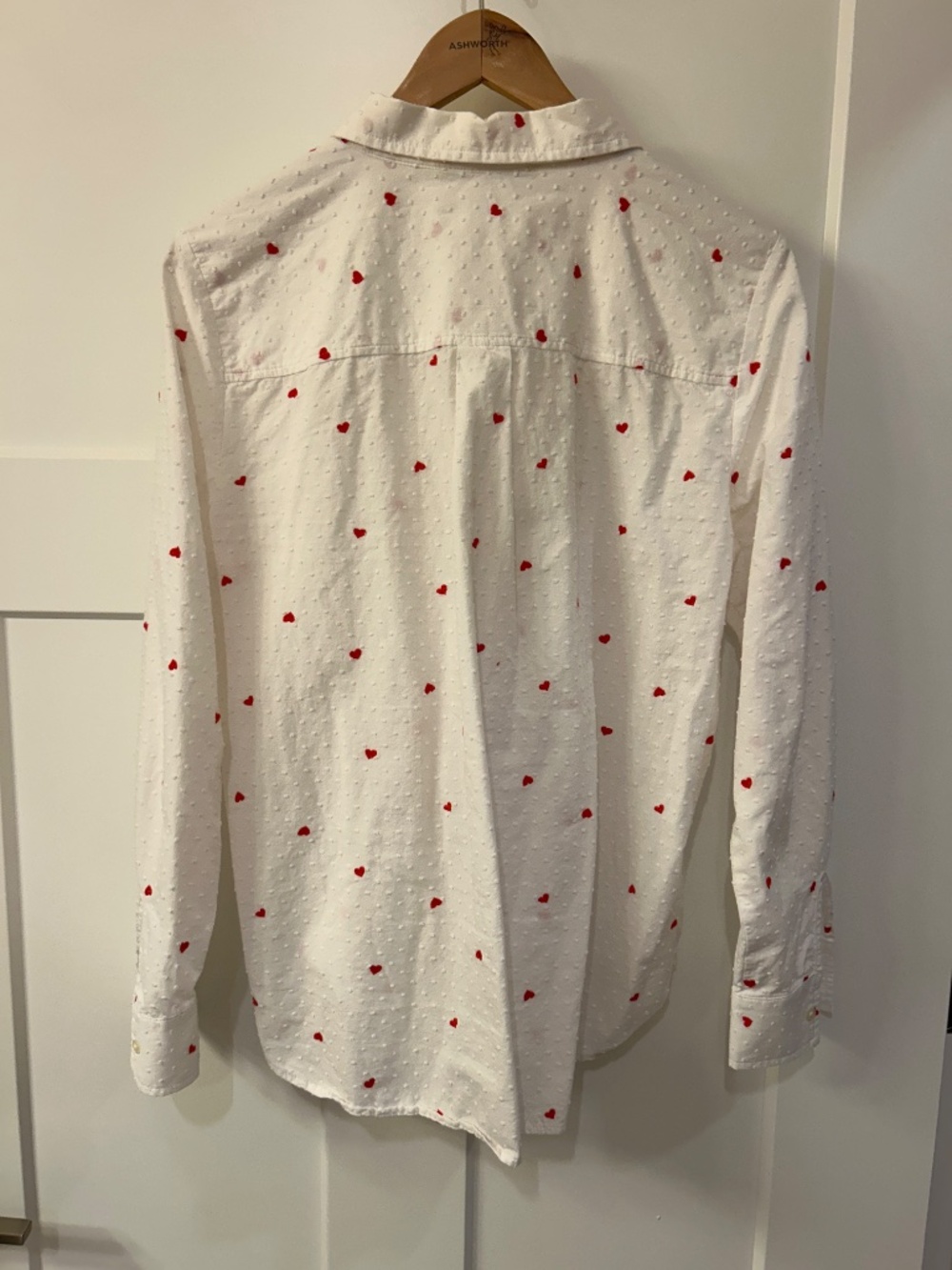 LOFT Heart embroidered button down - Picture 3 of 4